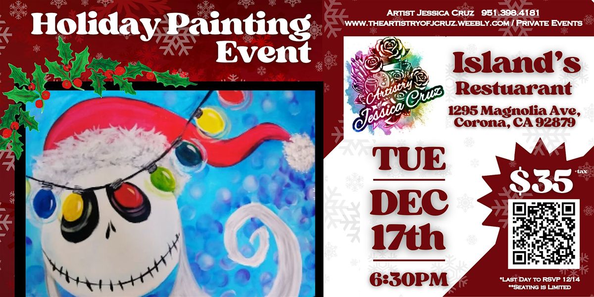 Holiday Painting Event with Artistry of Jessica Cruz