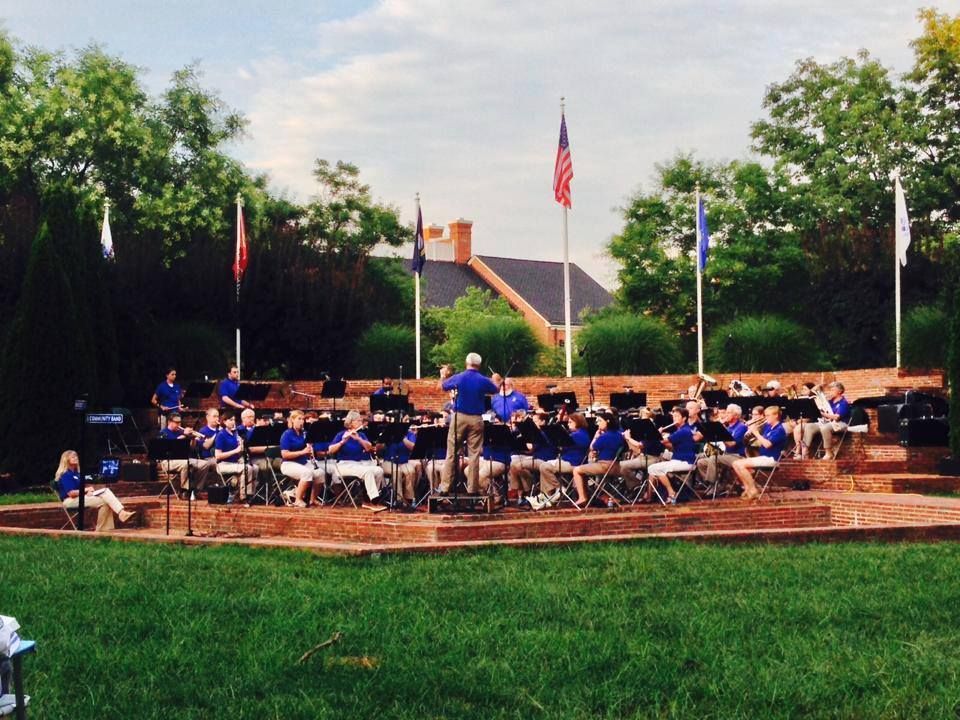 Main Street Community Band at Veteran's Amphitheater, Fairfax City Hall