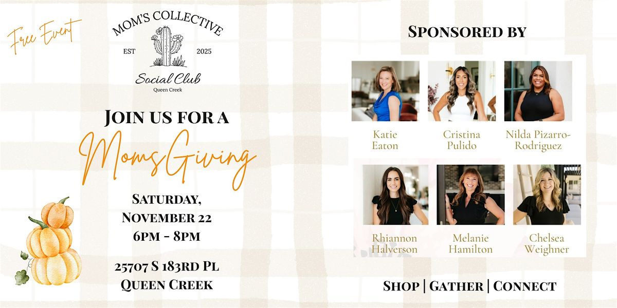 Harvest of Friendship: A Momsgiving Celebration