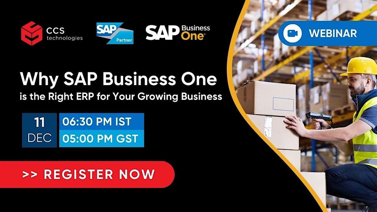 Why SAP Business One is the Right ERP for Your Growing Business