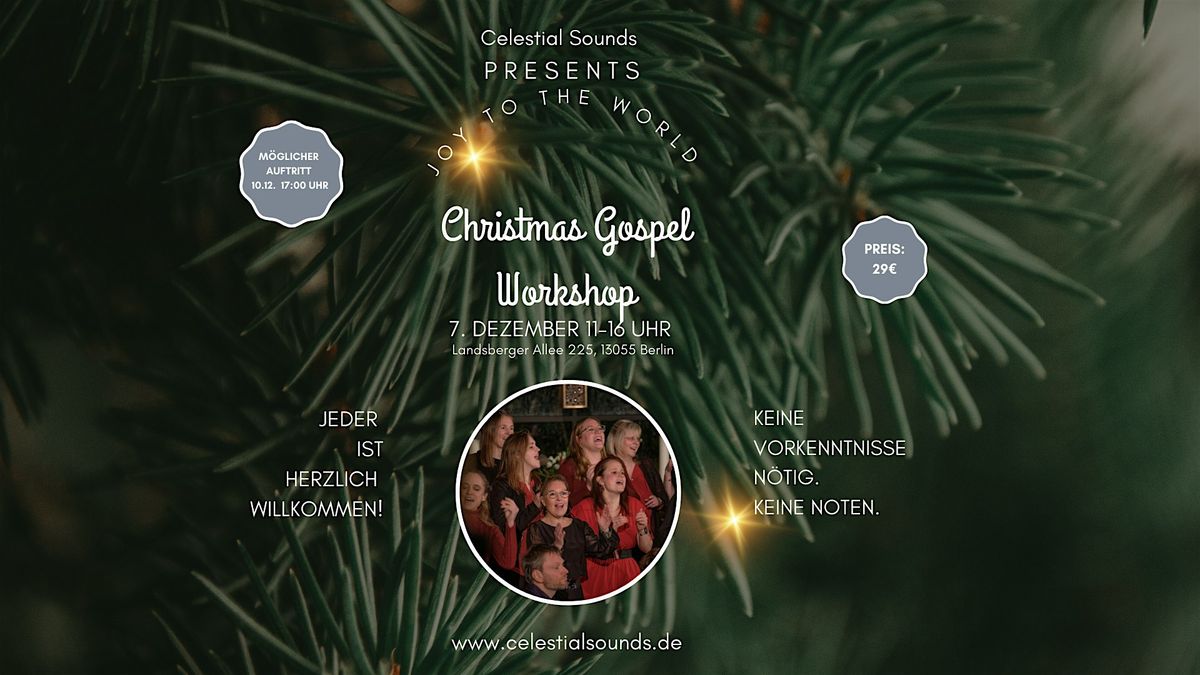 3. Christmas Gospel Workshop