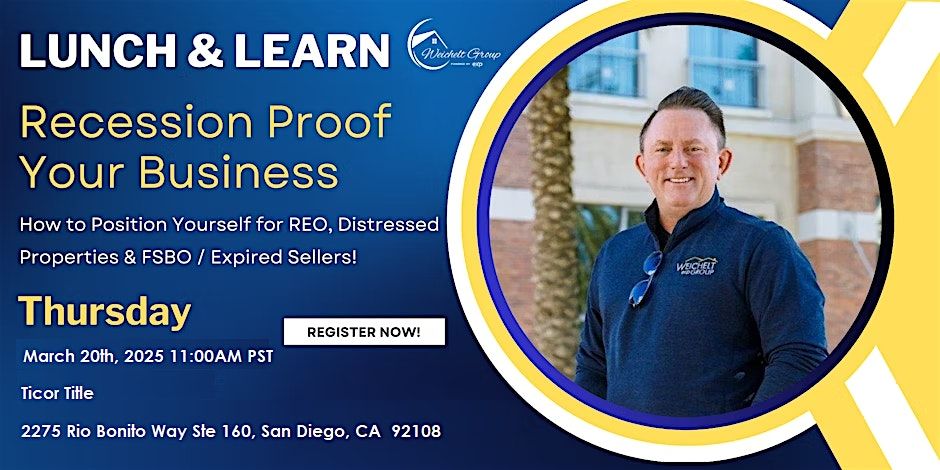 How to Position yourself for REO & Distressed Properties ~ San Diego