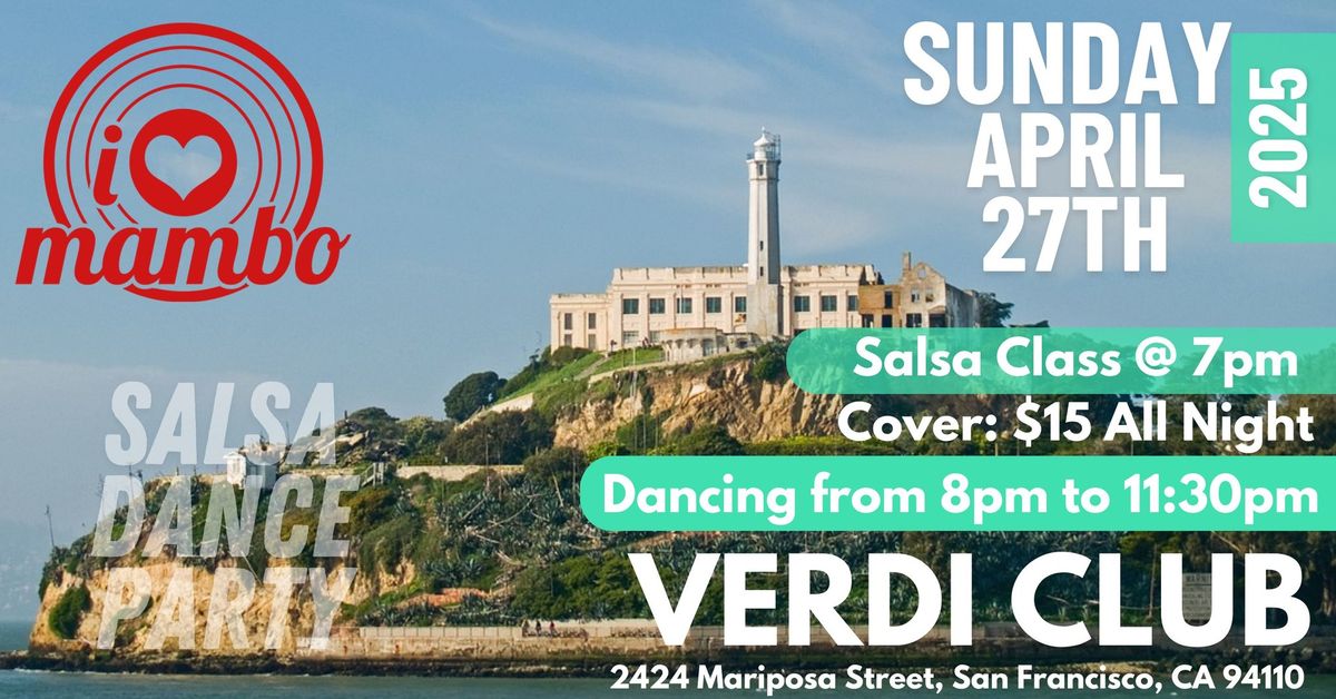 iHeartMambo - Sunday April 27th Edition - FREE Beginner and INT Salsa Classes at 7pm