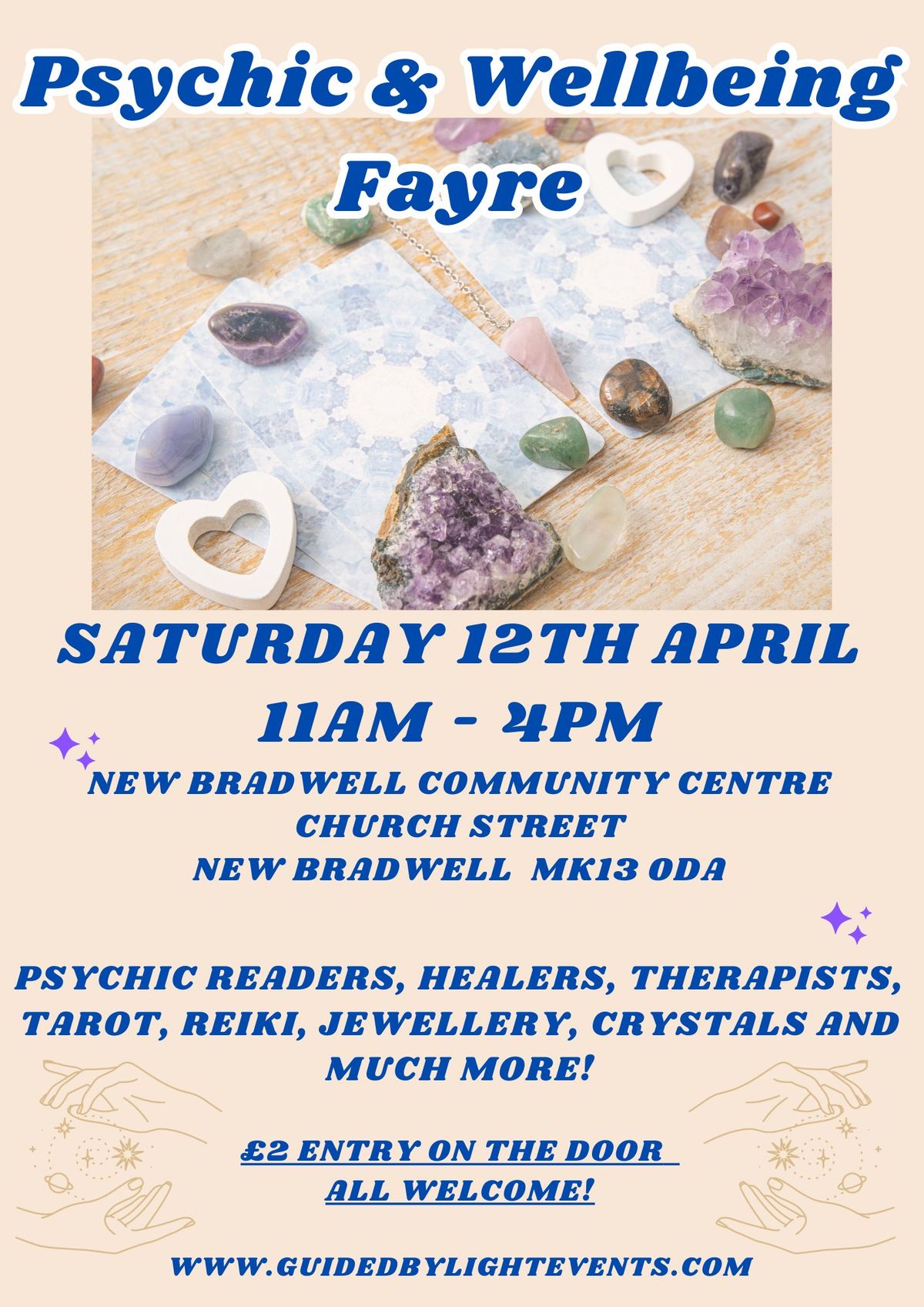 Psychic & Wellbeing Fayre New Bradwell 