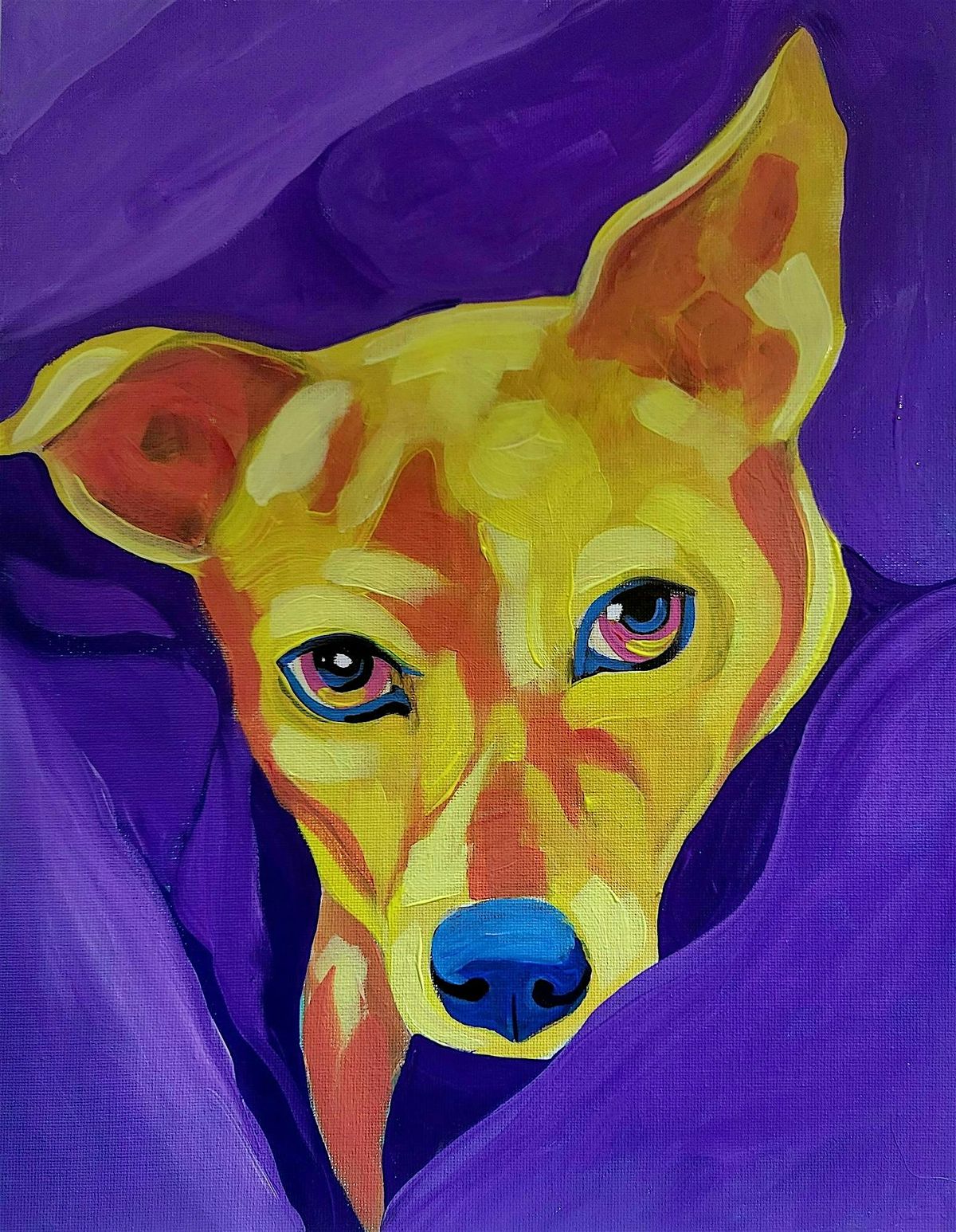 Warhol Style Pet Portrait - Lazy Days Brewery Paint and Sip