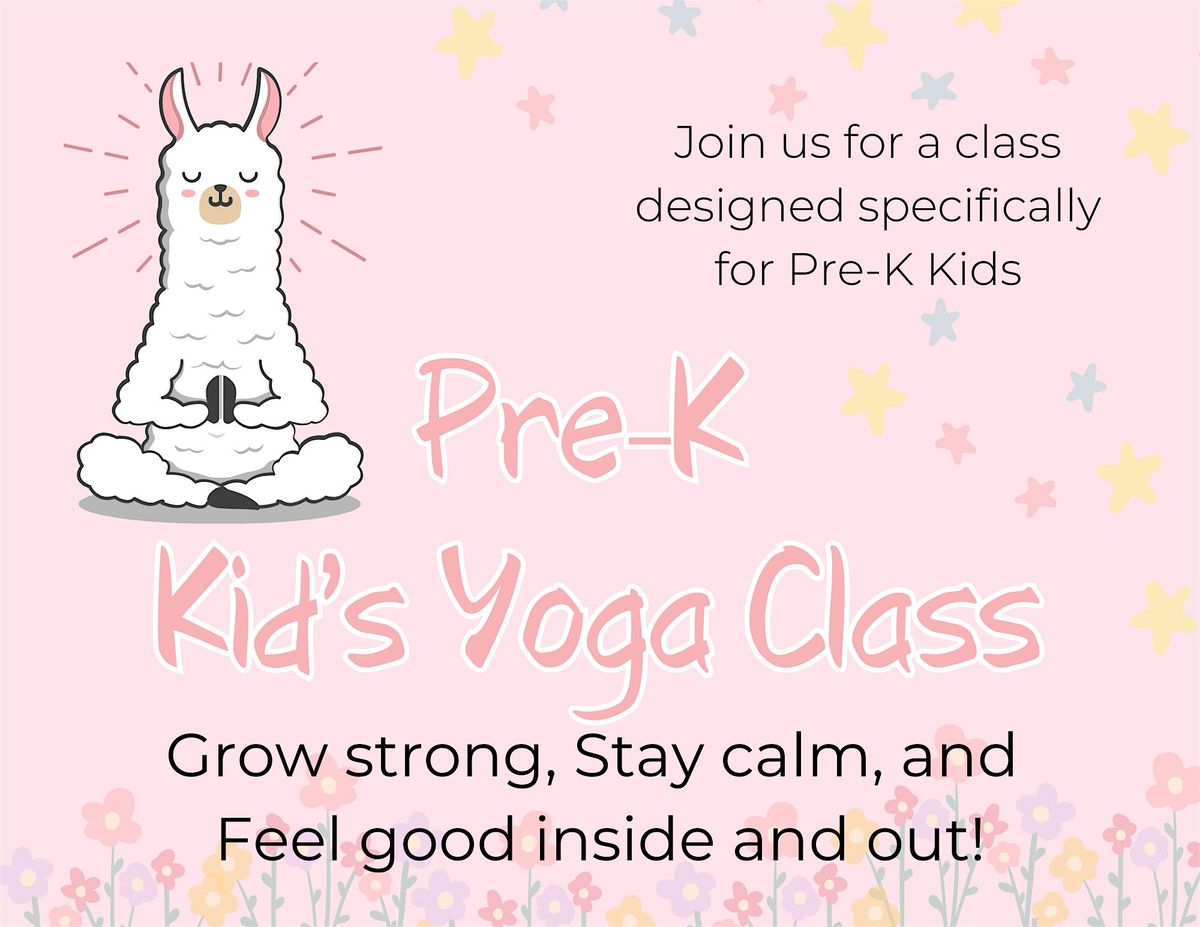 Pre-K Kids Yoga Class