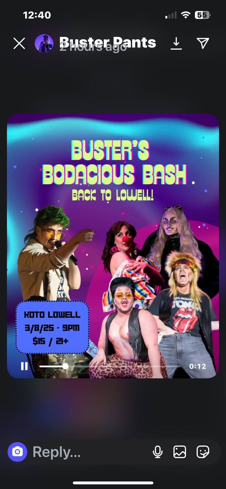 Koto Lowell Presents Busters Bodacious Bash 