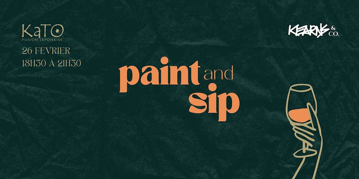 Paint & Sip avec Stefanie Kearns