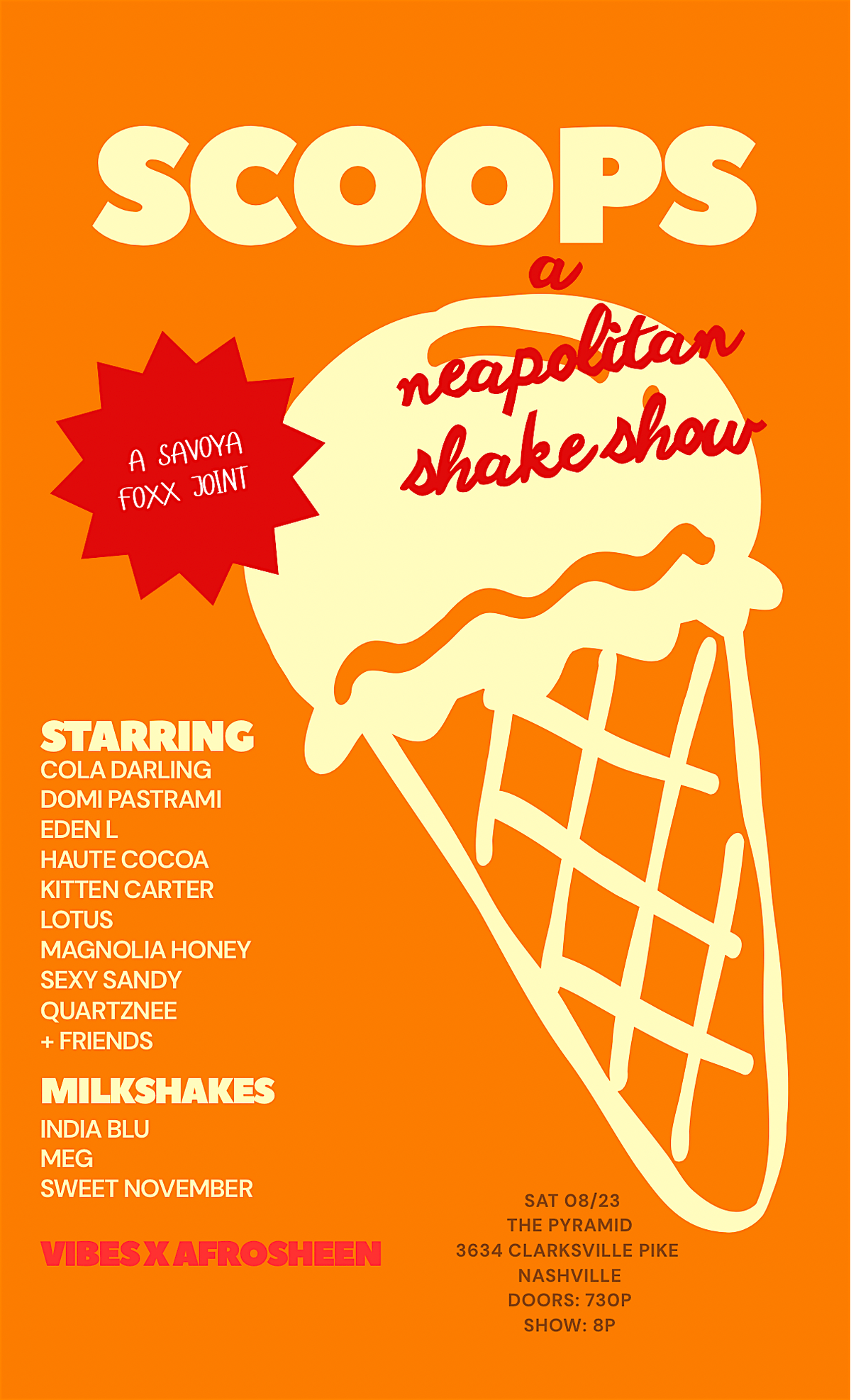 Scoops: a neapolitan shake show
