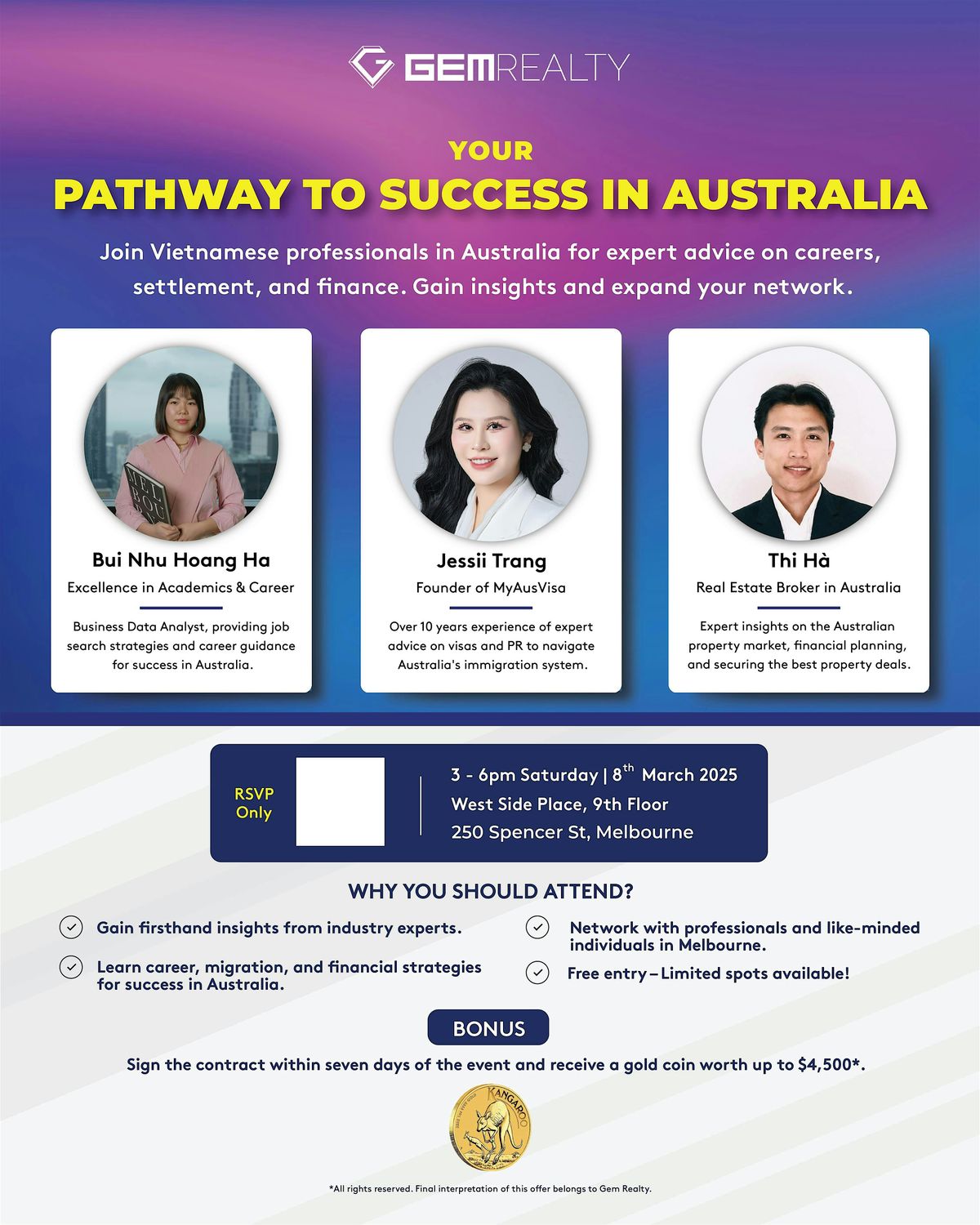 Your pathway to success in Australia