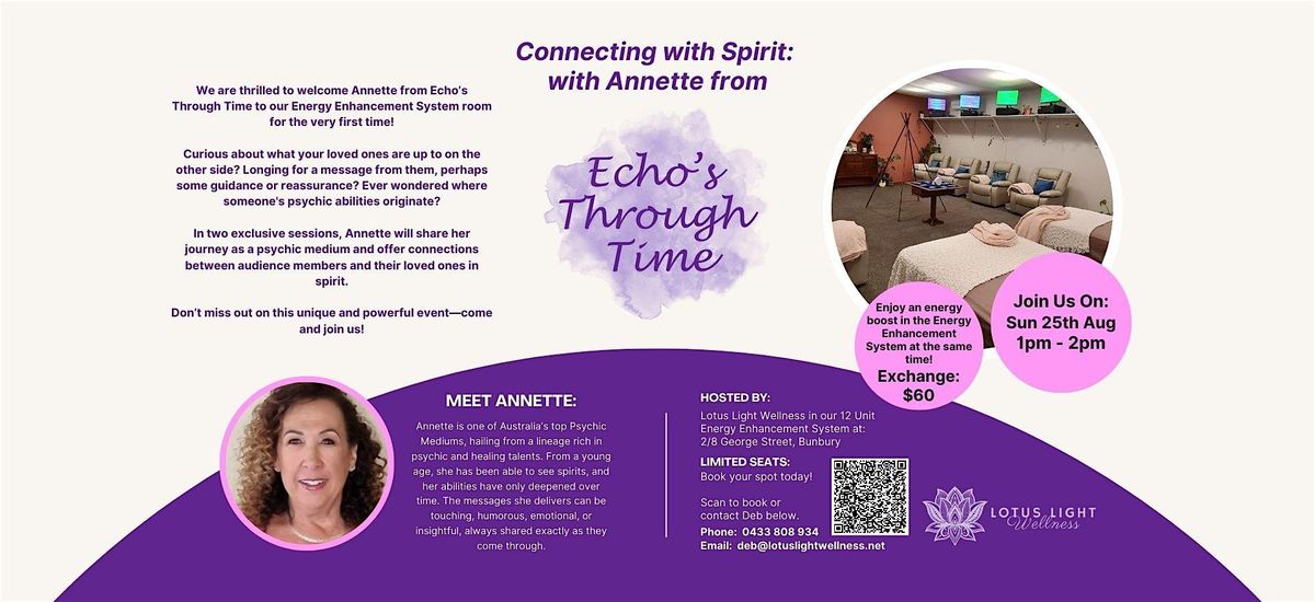 Connecting with Spirit: with Annette from Echo's Through Time