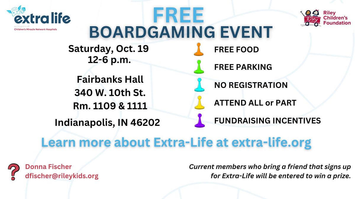 Free Boardgaming Event