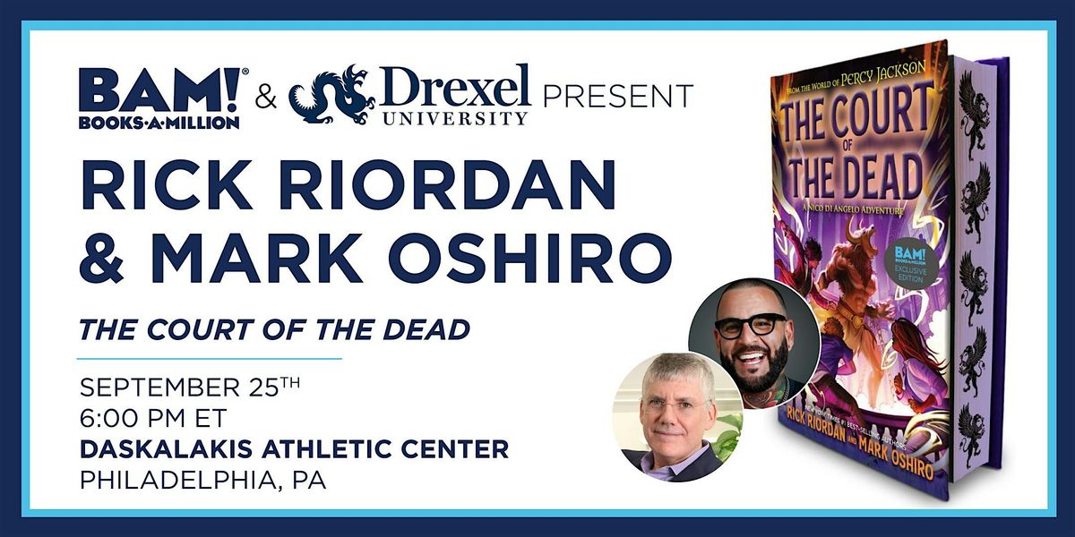 An Evening with Rick Riordan & Mark Oshiro
