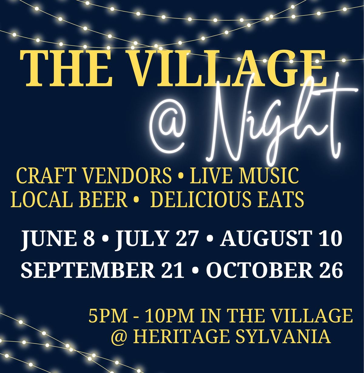 The Village @ Night | July 