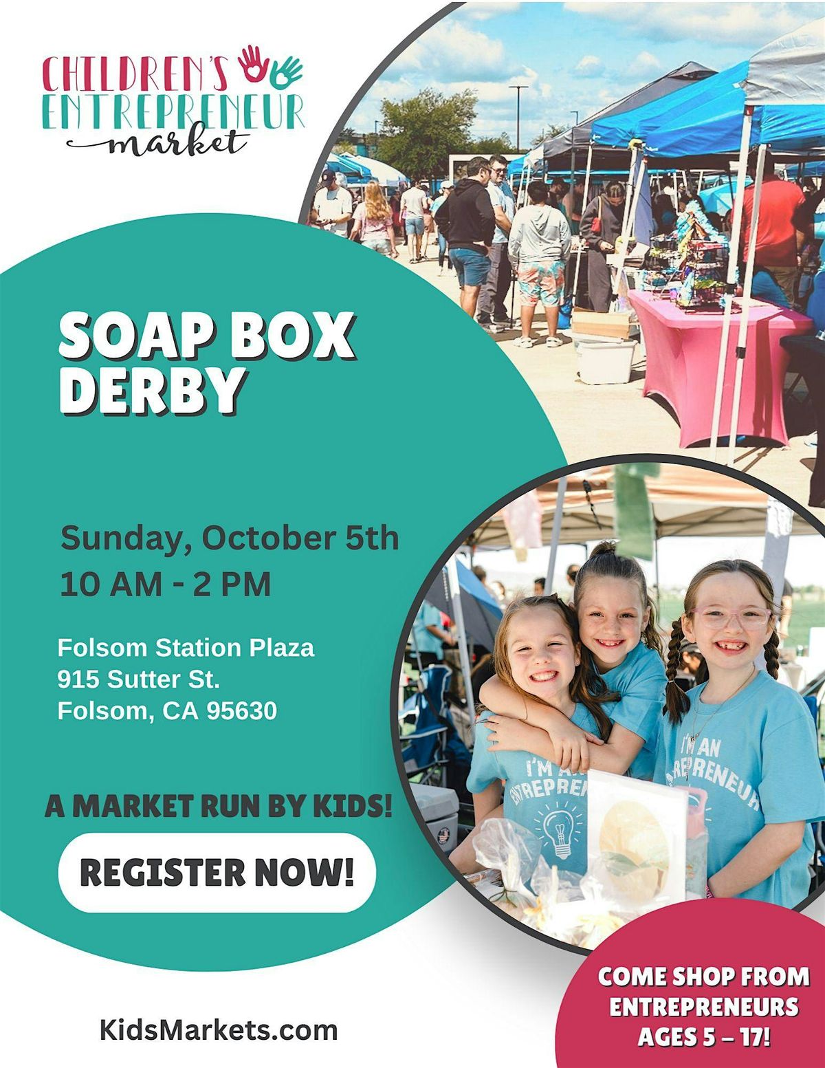 Kids Markets at the Folsom Soap Box Derby