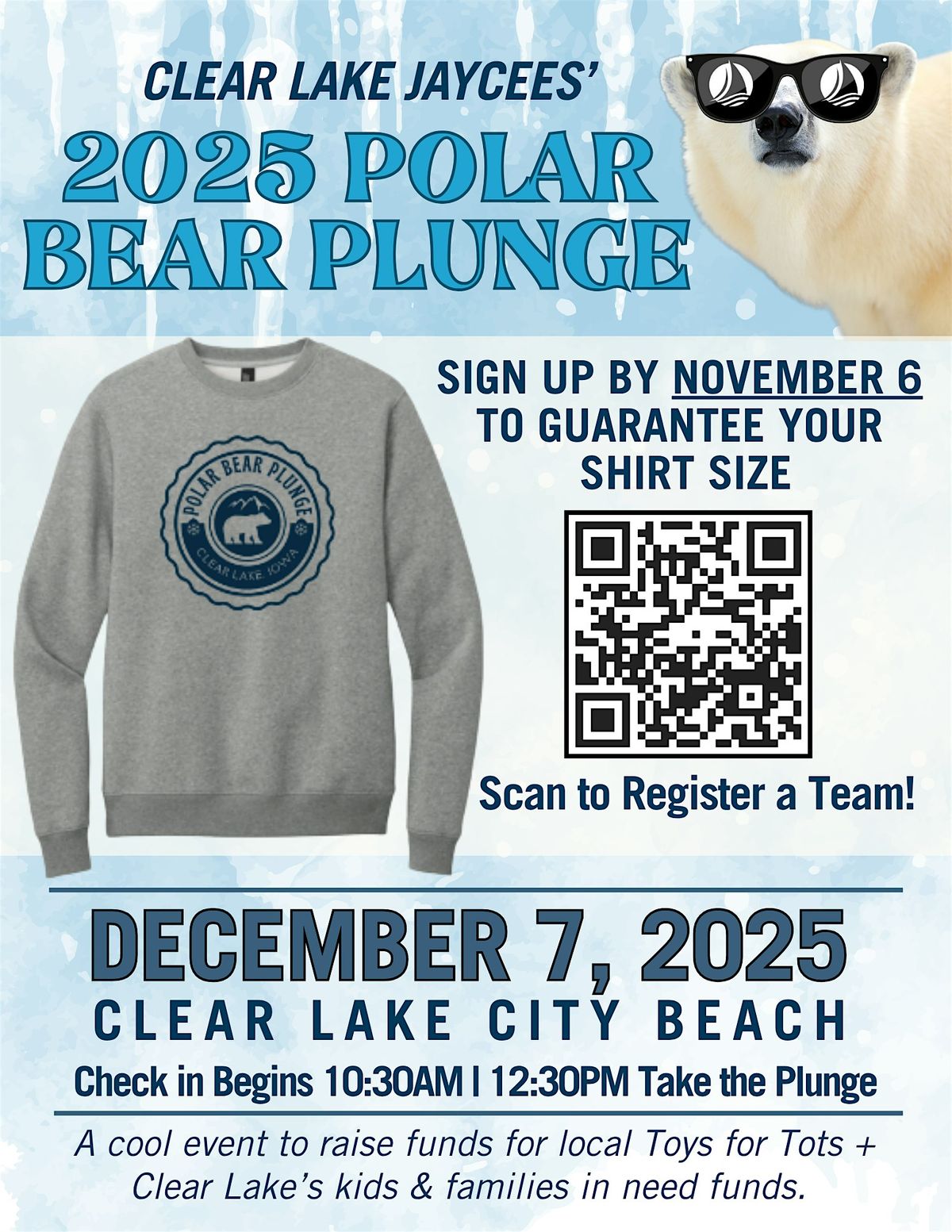 Clear Lake Polar Bear Plunge 2025