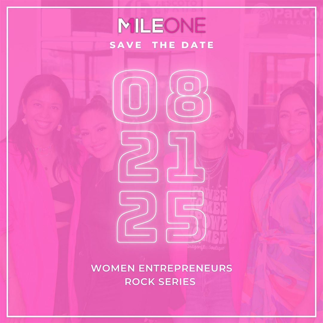 Women Entrepreneurs Rock Series - AUGUST EDITION