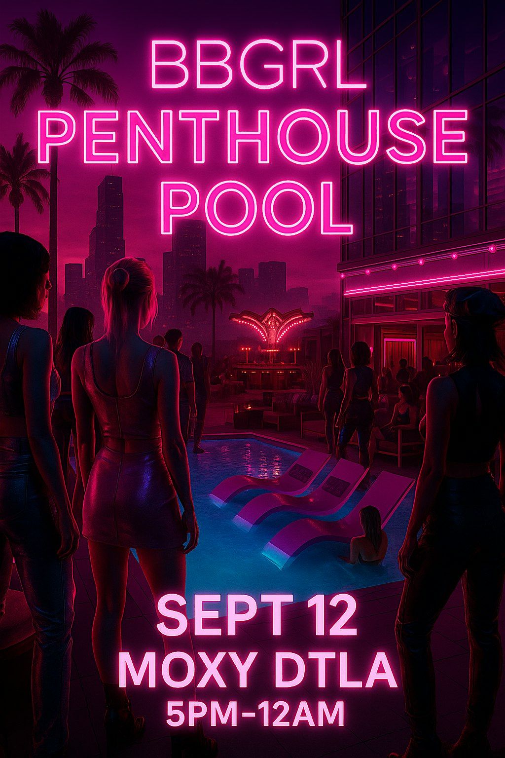 BBGRL Club: Neon Penthouse (Pool Party)