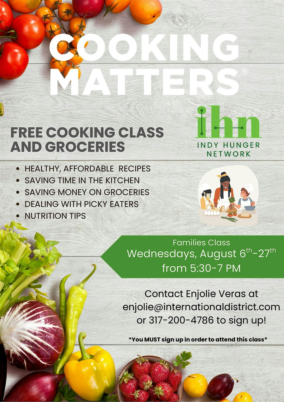 Free Cooking Class + Groceries for Families | Learn, Cook, and Save!