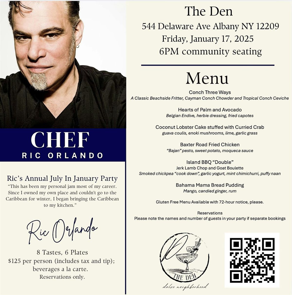 Featured Chef: Ric Orlando at The Den