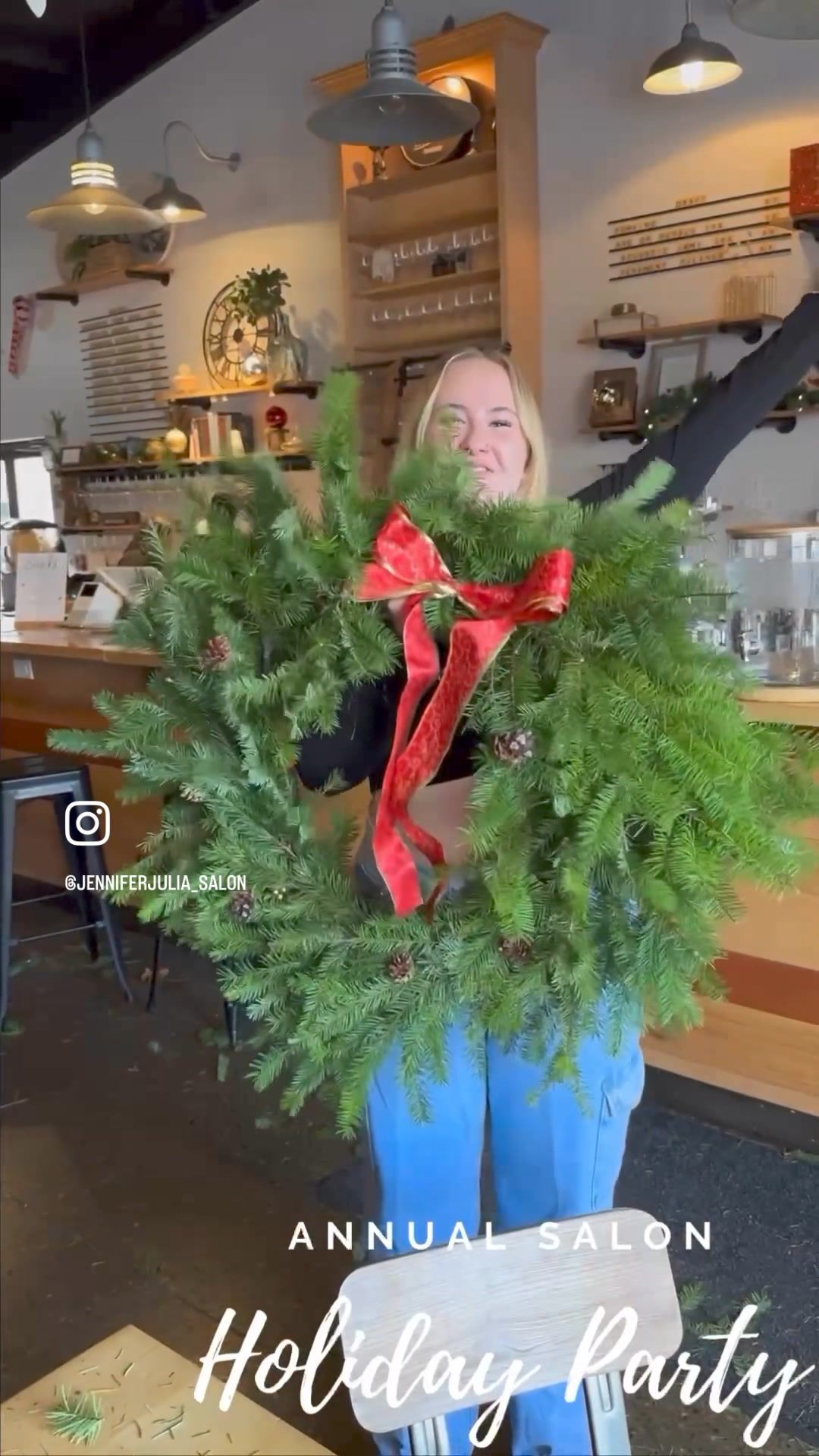 DIY 18" Holiday Wreath 11\/30 AM