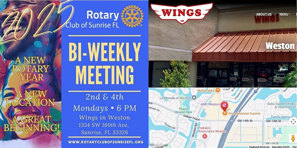 Rotary Club of Sunrise FL BiWeekly Meeting