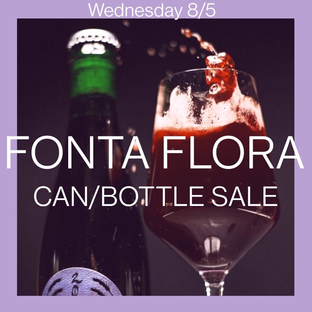 FONTA FLORA CAN\/BOTTLE SALE at Fermentoren