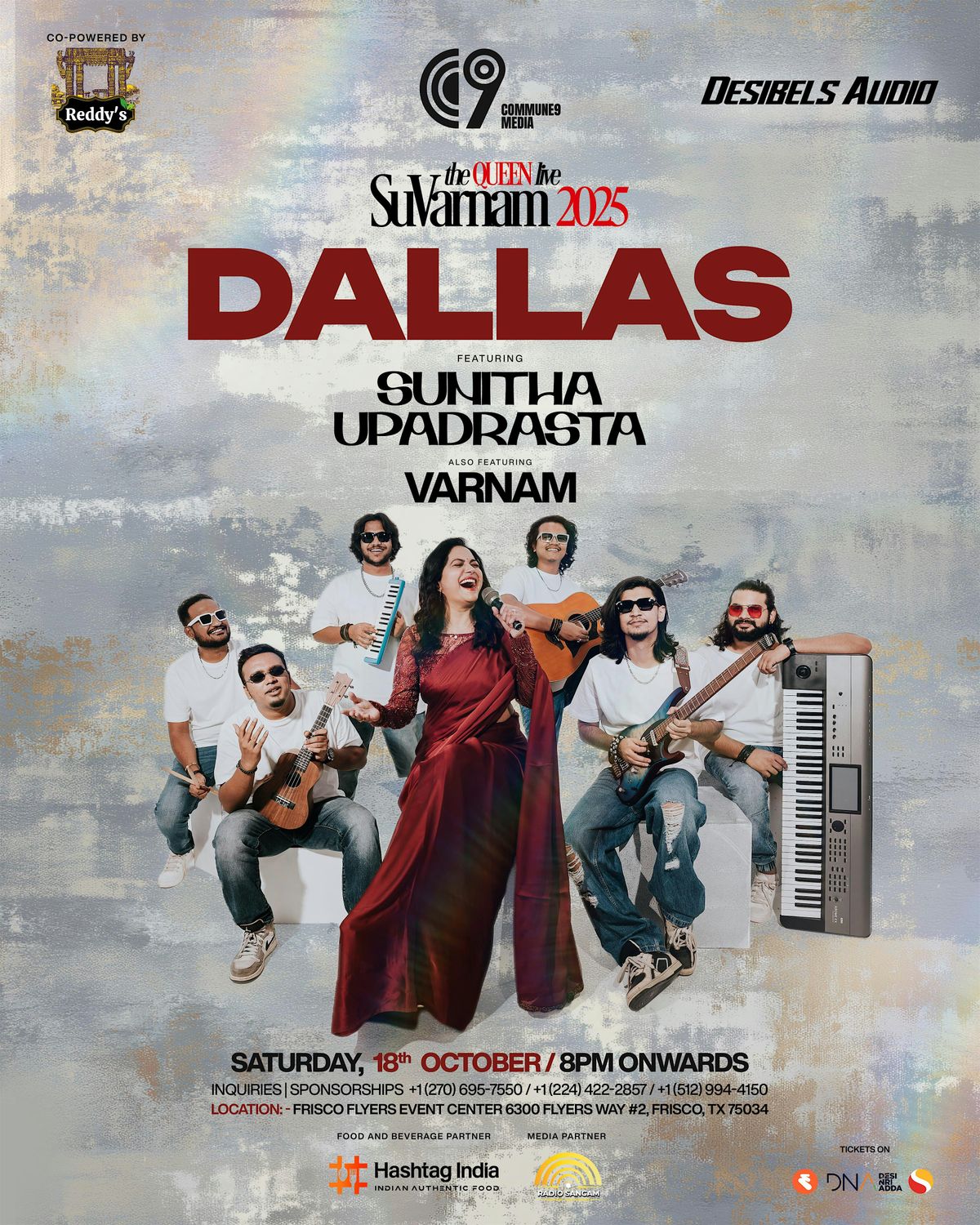 SuVarnam 2025: Sunitha & Varnam Live \u2013 Dallas