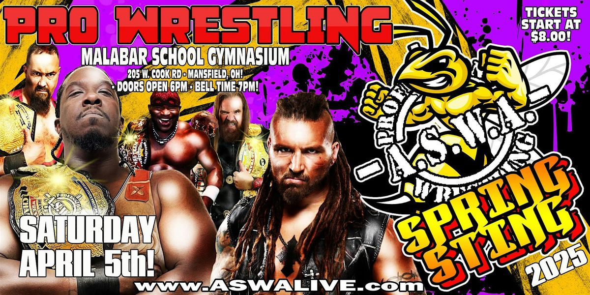 Live Pro Wrestling: ASWA Spring Sting 2025!