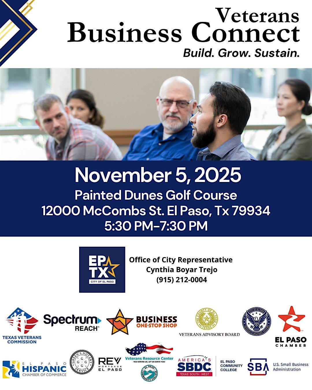 Veteran's Business Connect: Build. Grow. Sustain.