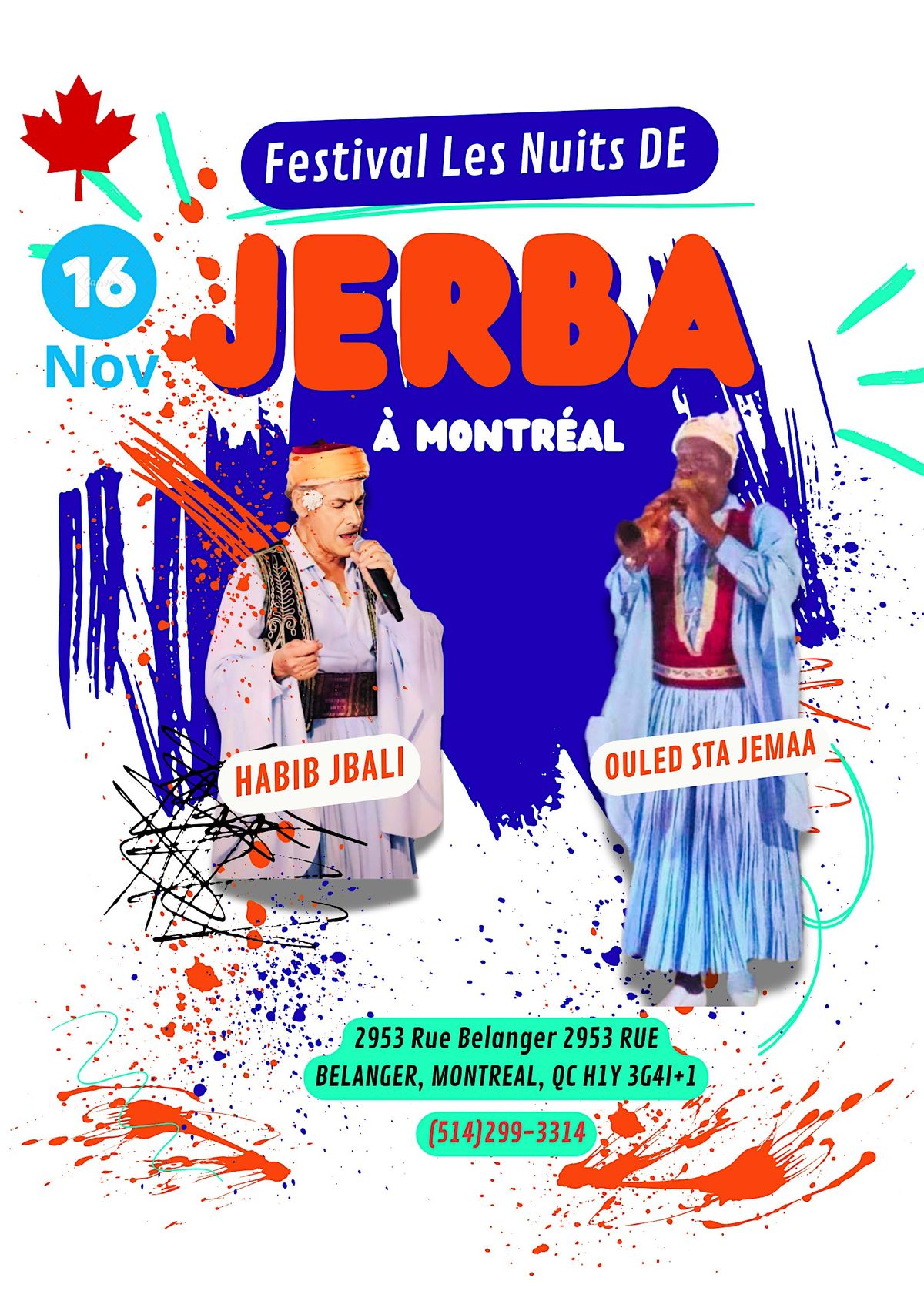 SOIREE JERBA A MONTREAL