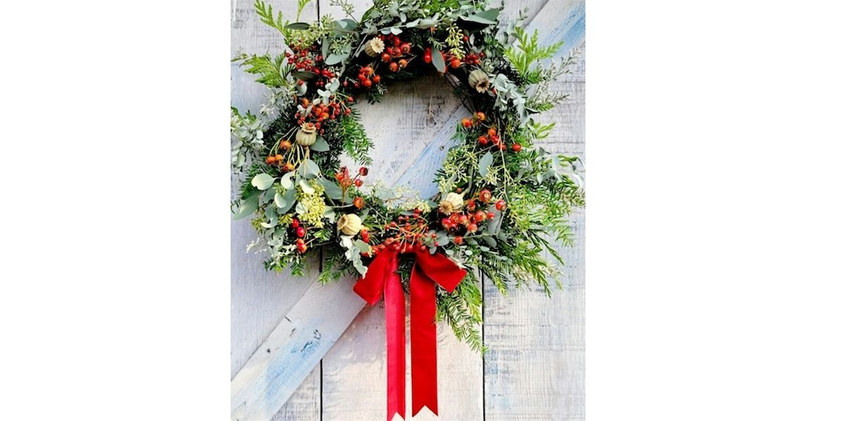LaShell\u00e9 Wines, Woodinville - Holiday Wreath