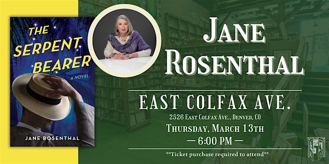 Jane Rosenthal Live at Tattered Cover Colfax