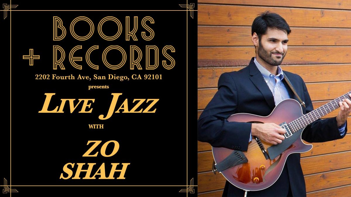 Books + Records Presents: Live Jazz with Zo Shah