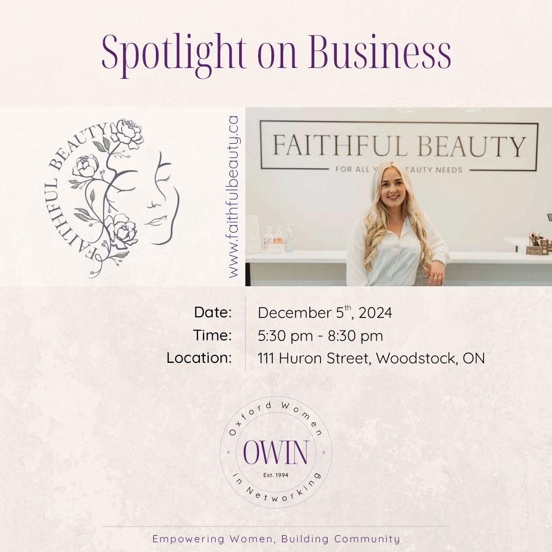 Spotlight on Business: Faithful Beauty