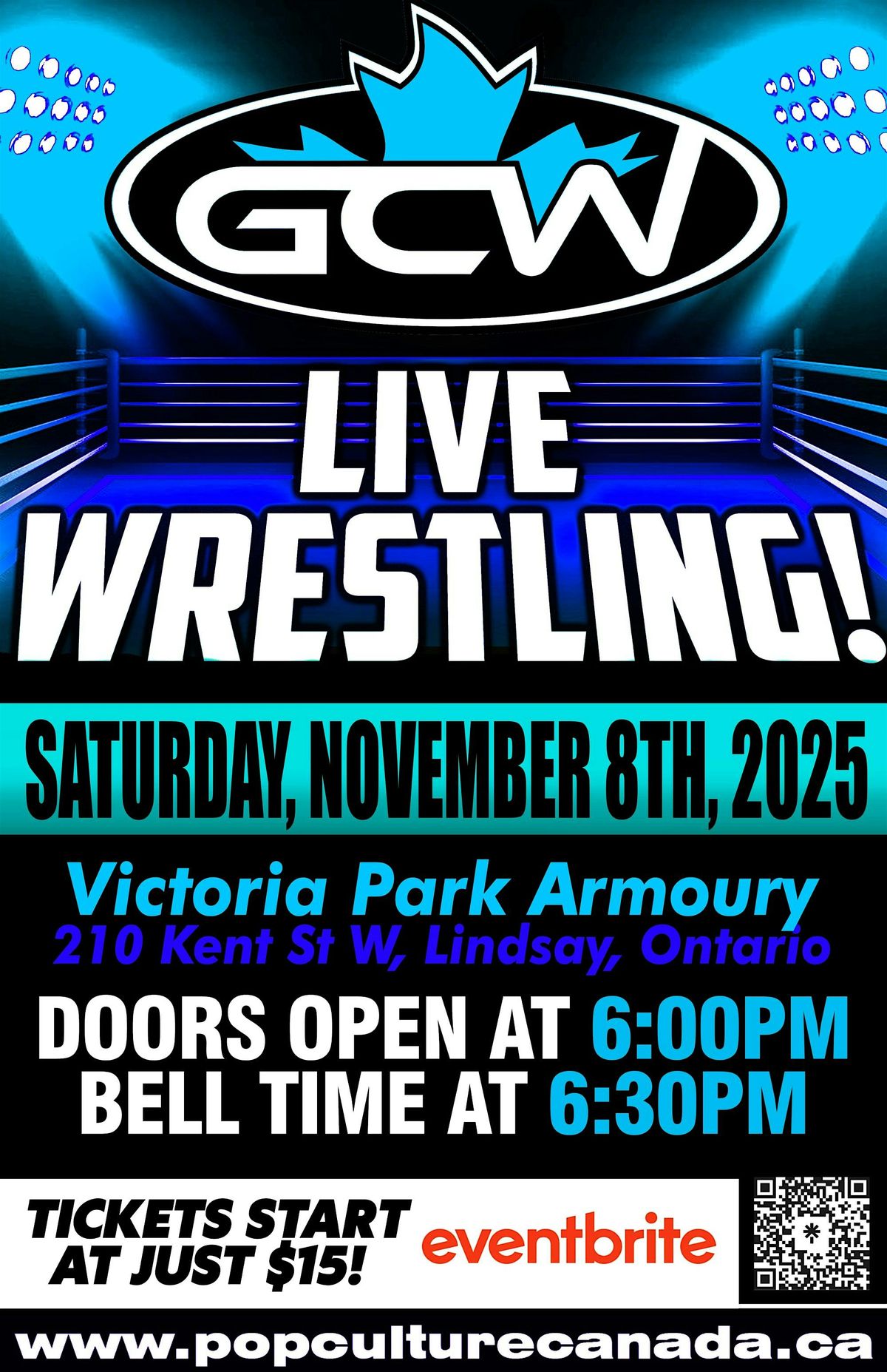 GCW : LINDSAY : NOVEMBER 8TH 2025  : LIVE WRESTLING