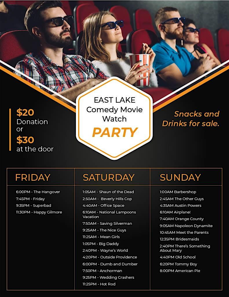 48 Hour Comedy Movie Watch Party in East Lake