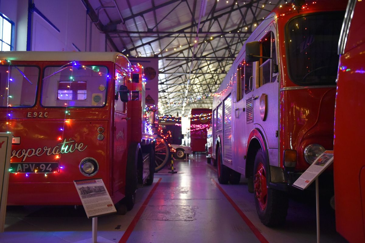 The Christmas Cracker! at the Ipswich Transport Museum