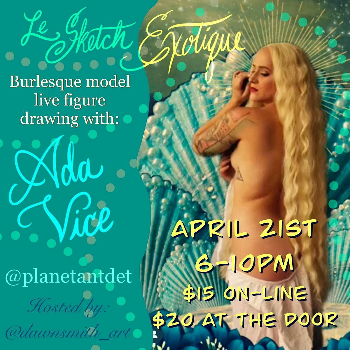 LIVE FIGURE DRAWING | Le Sketch Exotique