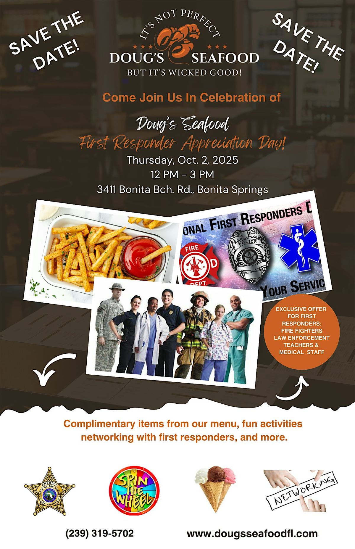Doug's Seafood First Responder Appreciation Day