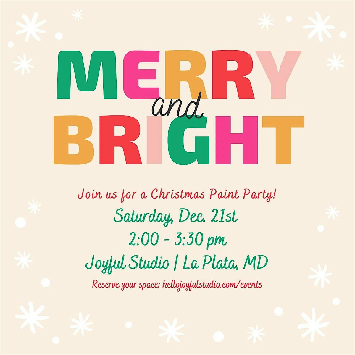 Christmas Paint Party