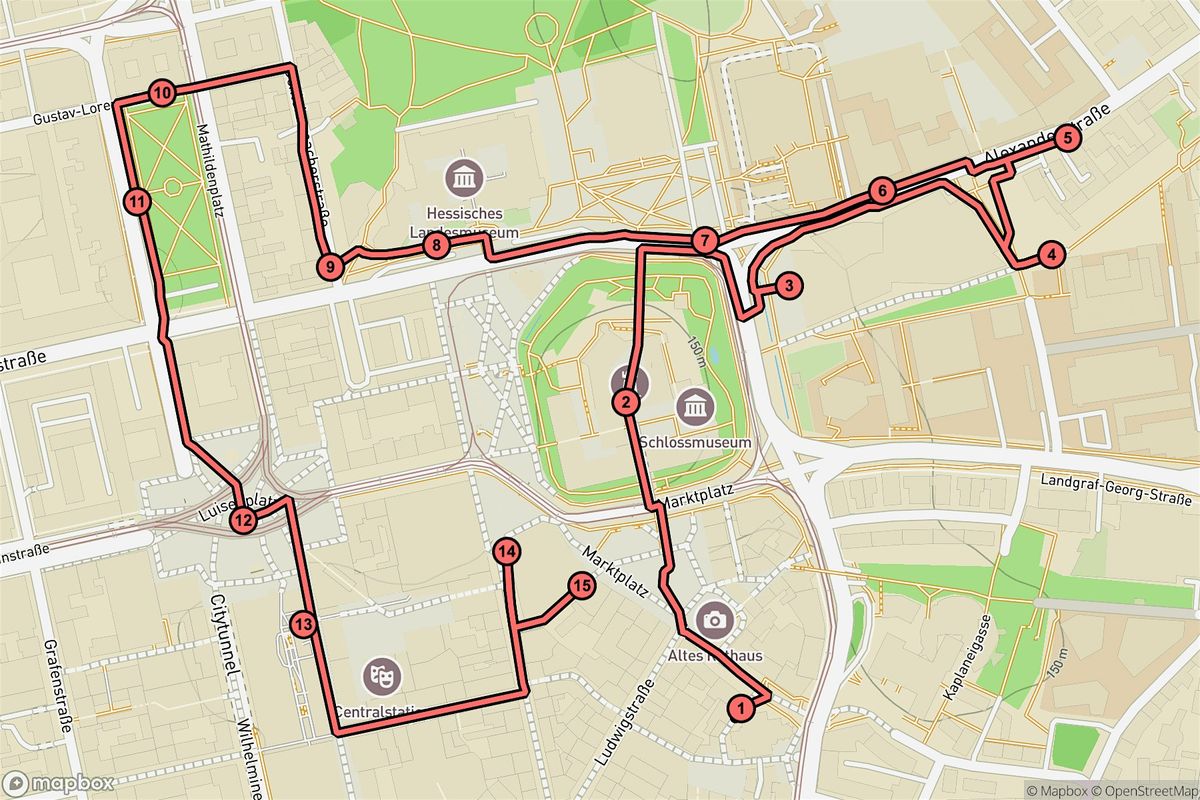 Darmstadt Audio Tour: Palaces, Pioneers & Artistic Echoes