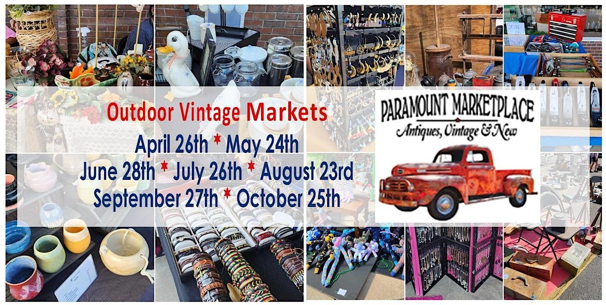 Paramount Marketplace Antiques Outdoor Vintage Market