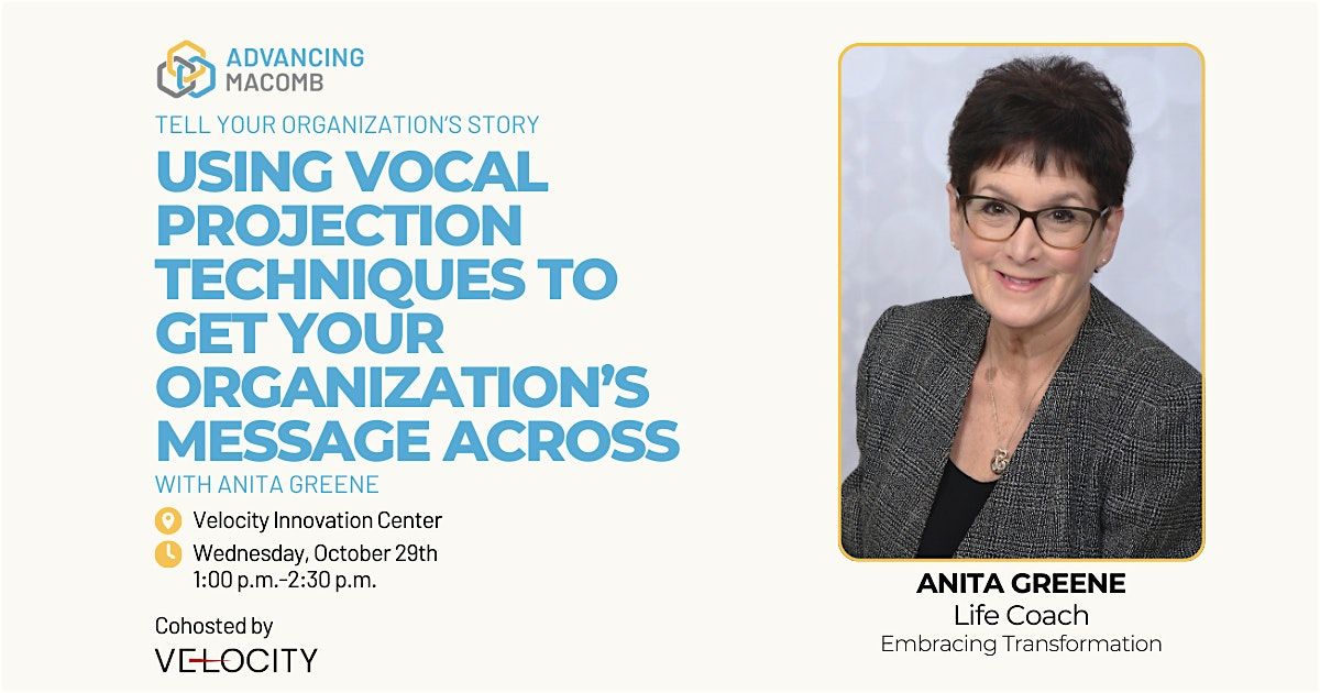 Using Vocal Projection Techniques to Get Your Organization's Message Across