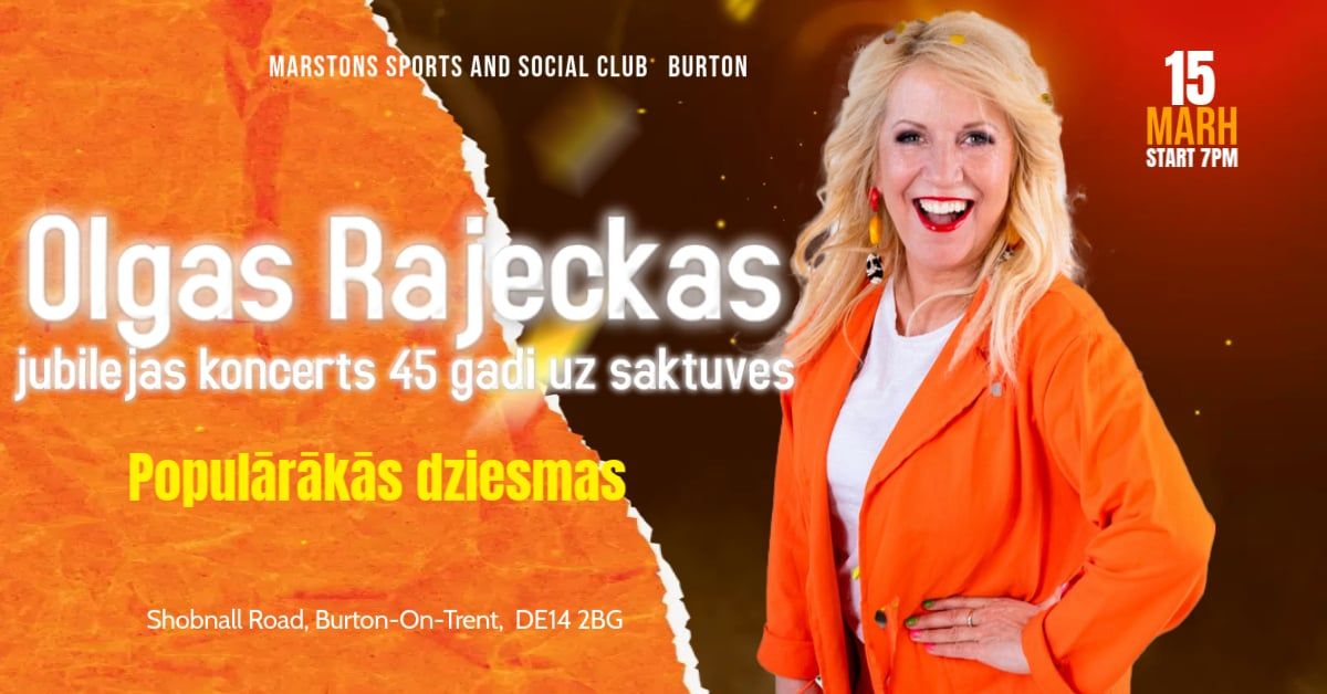 Olgas Rajeckas jubilejas koncerts. BURTON