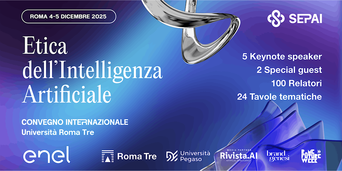 Convegno Internazionale Etica dell\u2019Intelligenza Artificiale