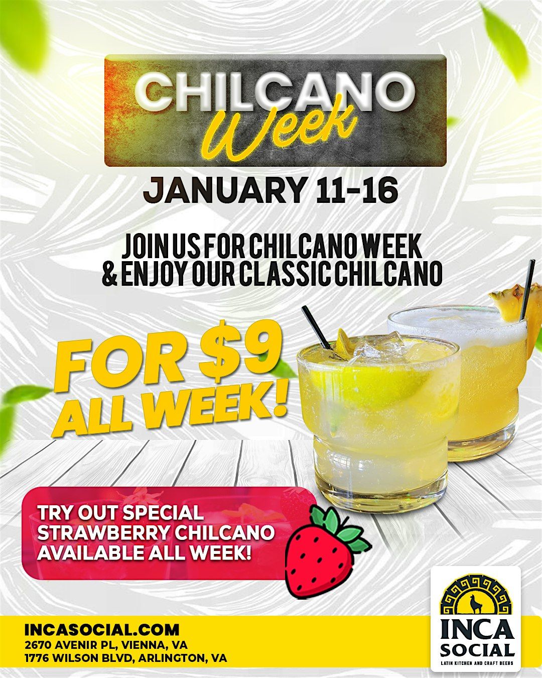 Chilcano Week #ArlingtonVA