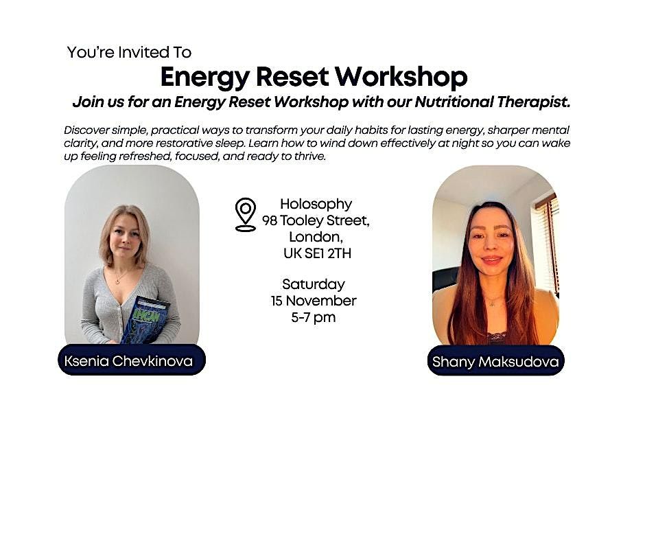 Energy Reset Workshop