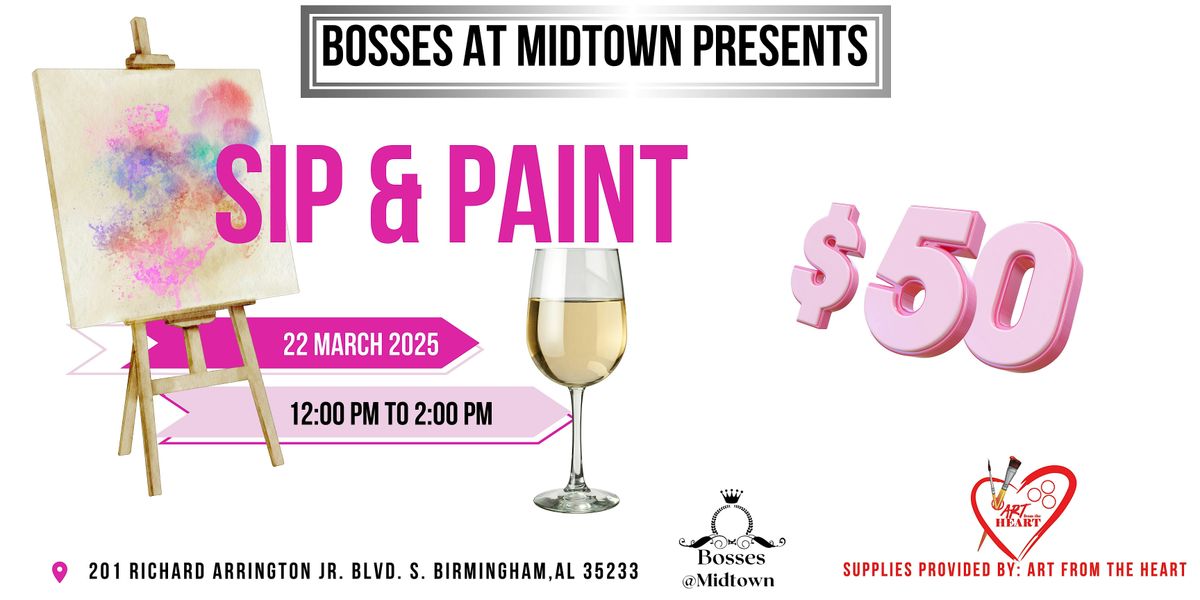 Bosses at Midtown Sip & Paint