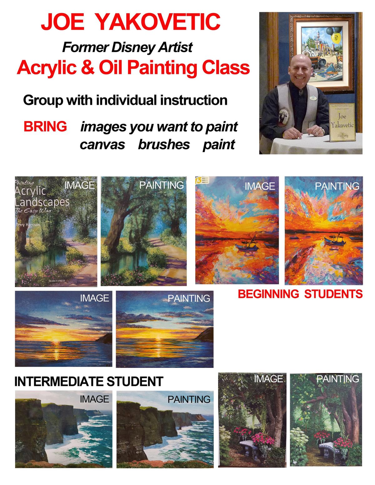 Acrylic Painting For All Levels with Joe Yakovetic